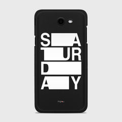 SATURDAY Samsung Galaxy J7 (2017) Verizon case - thin fit matte black (D128)