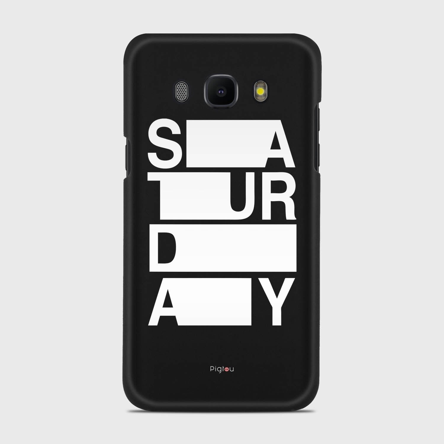 SATURDAY Samsung Galaxy J5 (2016) case - thin fit matte black (D128)