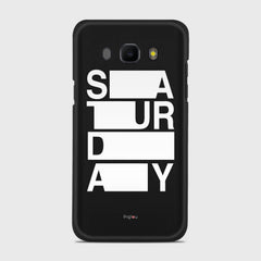 SATURDAY Samsung Galaxy J5 (2016) case - thin fit matte black (D128)