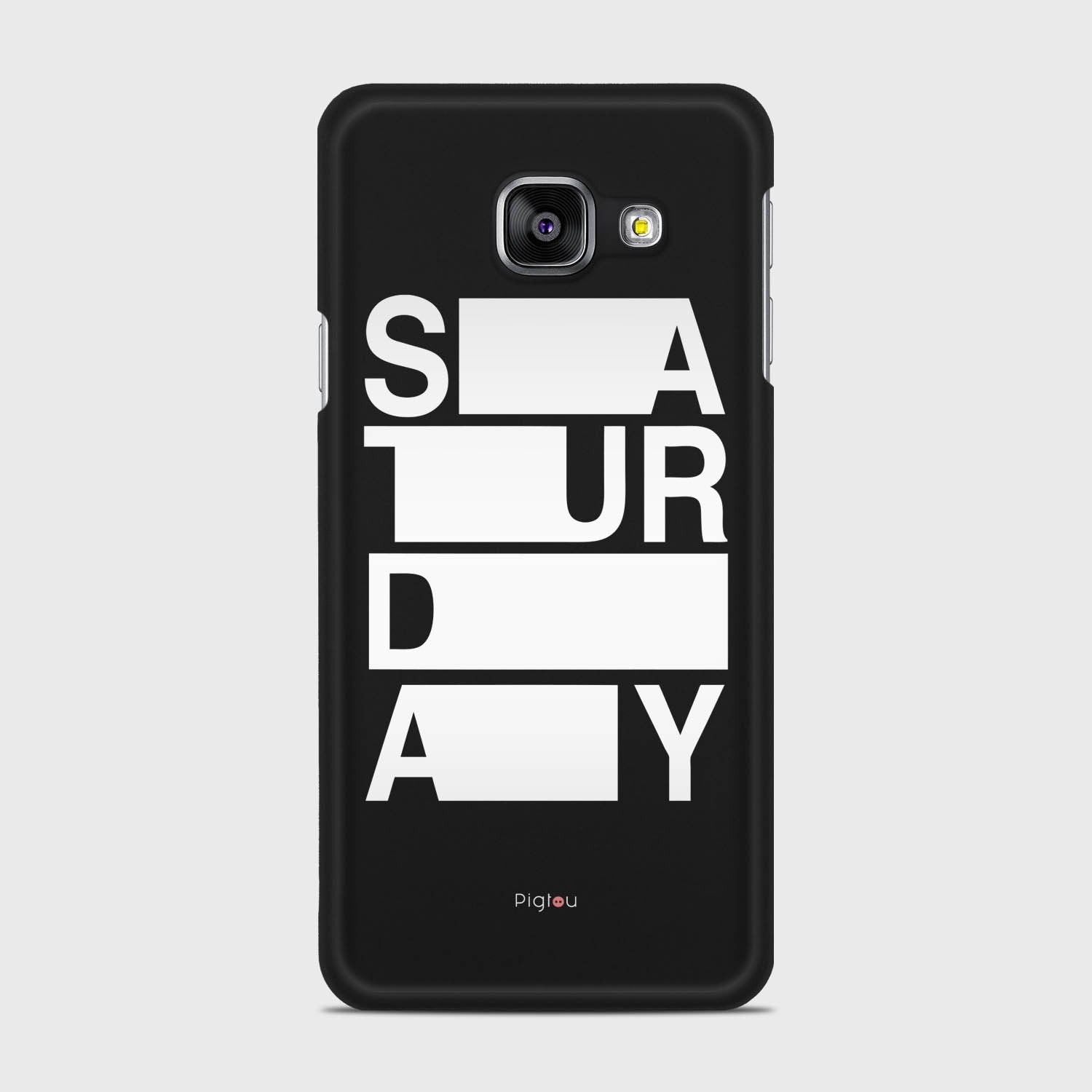 SATURDAY Samsung Galaxy A3 (2016) case - thin fit matte black (D128)