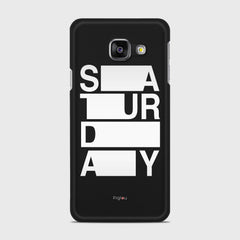SATURDAY Samsung Galaxy A3 (2016) case - thin fit matte black (D128)
