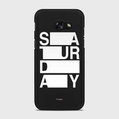 SATURDAY Samsung Galaxy A5 (2017) case - thin fit matte black (D128)
