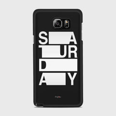 SATURDAY Samsung Galaxy Note 5 case - thin fit matte black (D128)