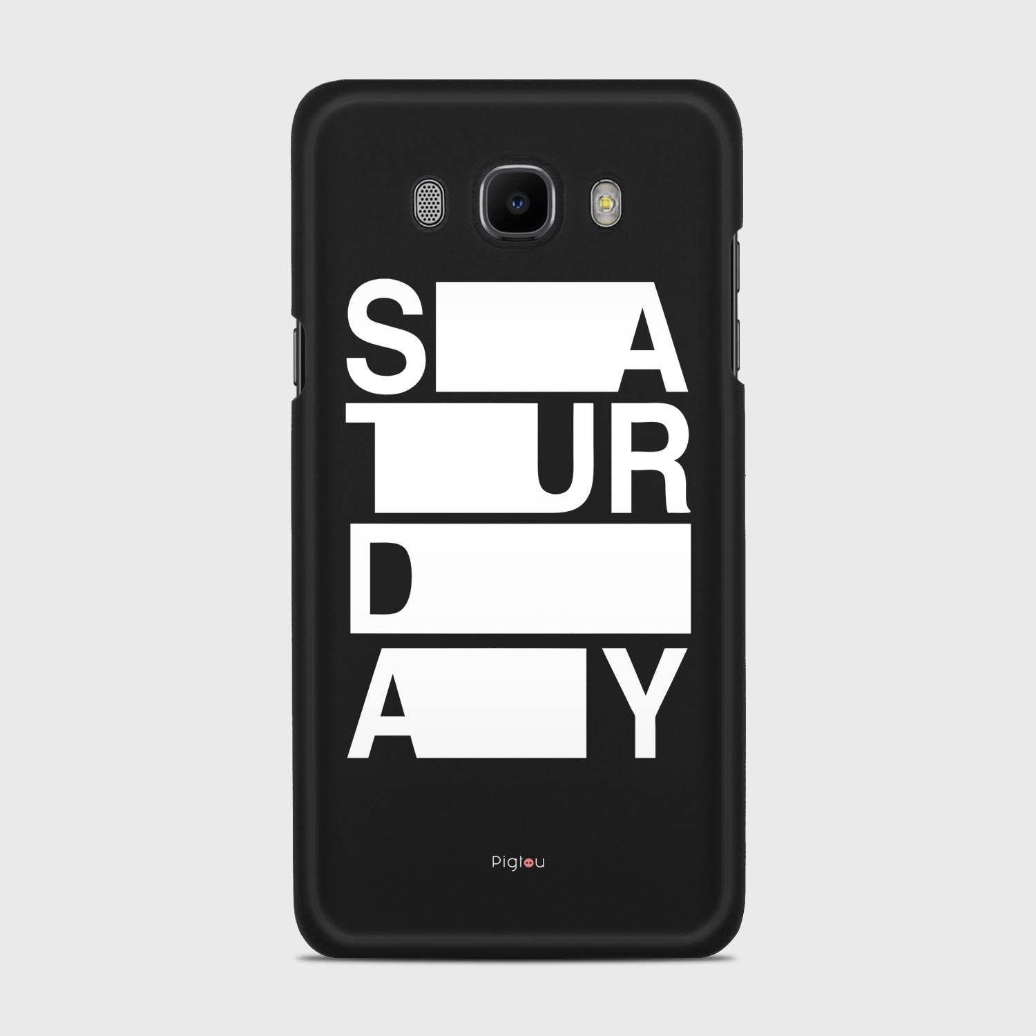 SATURDAY Samsung Galaxy J7 (2016) case - thin fit matte black (D128)