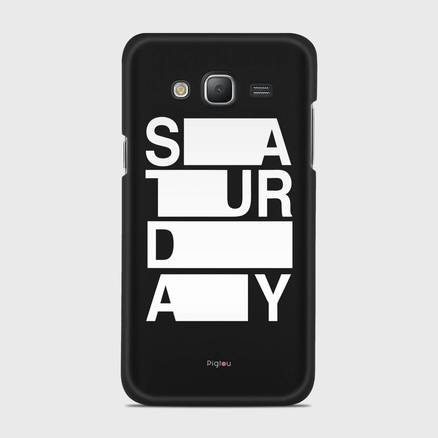 SATURDAY Samsung Galaxy J5 (2015) case - thin fit matte black (D128)