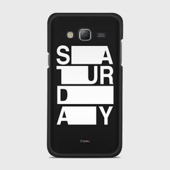 SATURDAY Samsung Galaxy J5 (2015) case - thin fit matte black (D128)