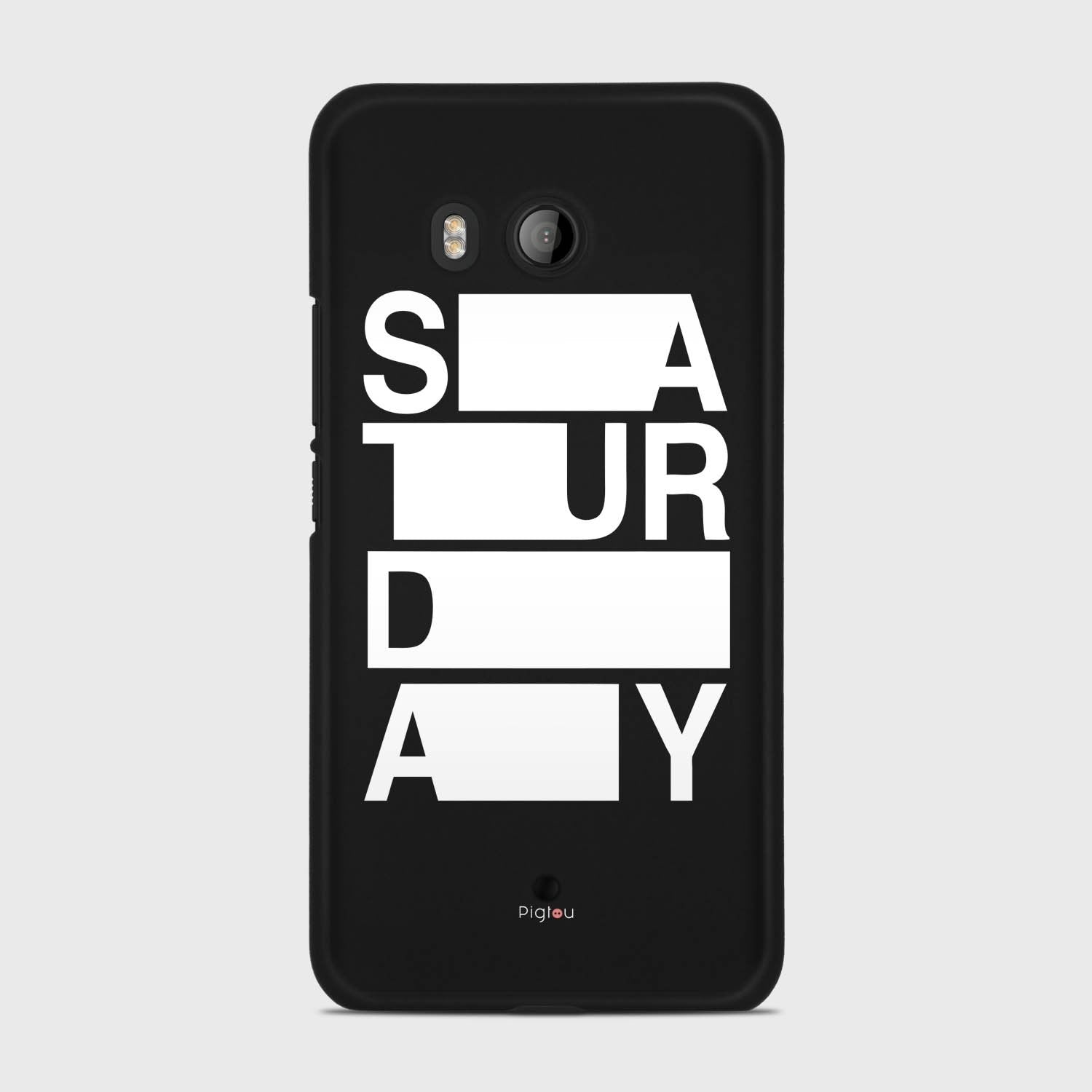 SATURDAY HTC U11 case - thin fit matte black (D128)