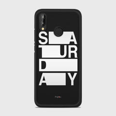 SATURDAY Huawei P20 Lite case - thin fit matte black (D128)