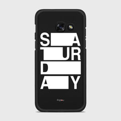 SATURDAY Samsung Galaxy A3 (2017) case - thin fit matte black (D128)