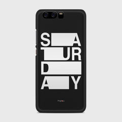 SATURDAY Huawei P10 case - thin fit matte black (D128)