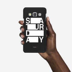 SATURDAY Samsung Galaxy A3 (2015) case - thin fit matte black (D128)