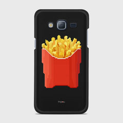 FRENCH FRIES Samsung Galaxy J3 (2016) case - thin fit matte black (D129)