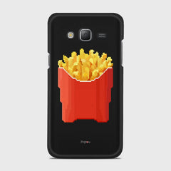 FRENCH FRIES Samsung Galaxy J5 (2015) case - thin fit matte black (D129)