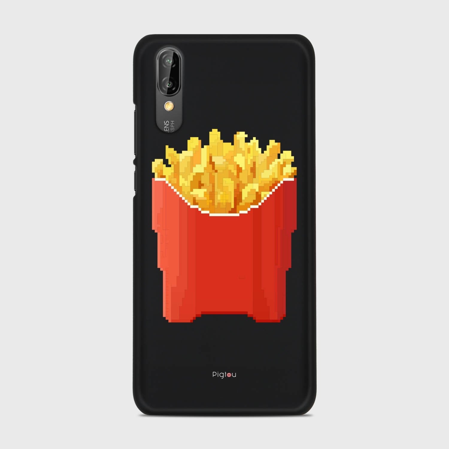 FRENCH FRIES Huawei P20 case - thin fit matte black (D129)