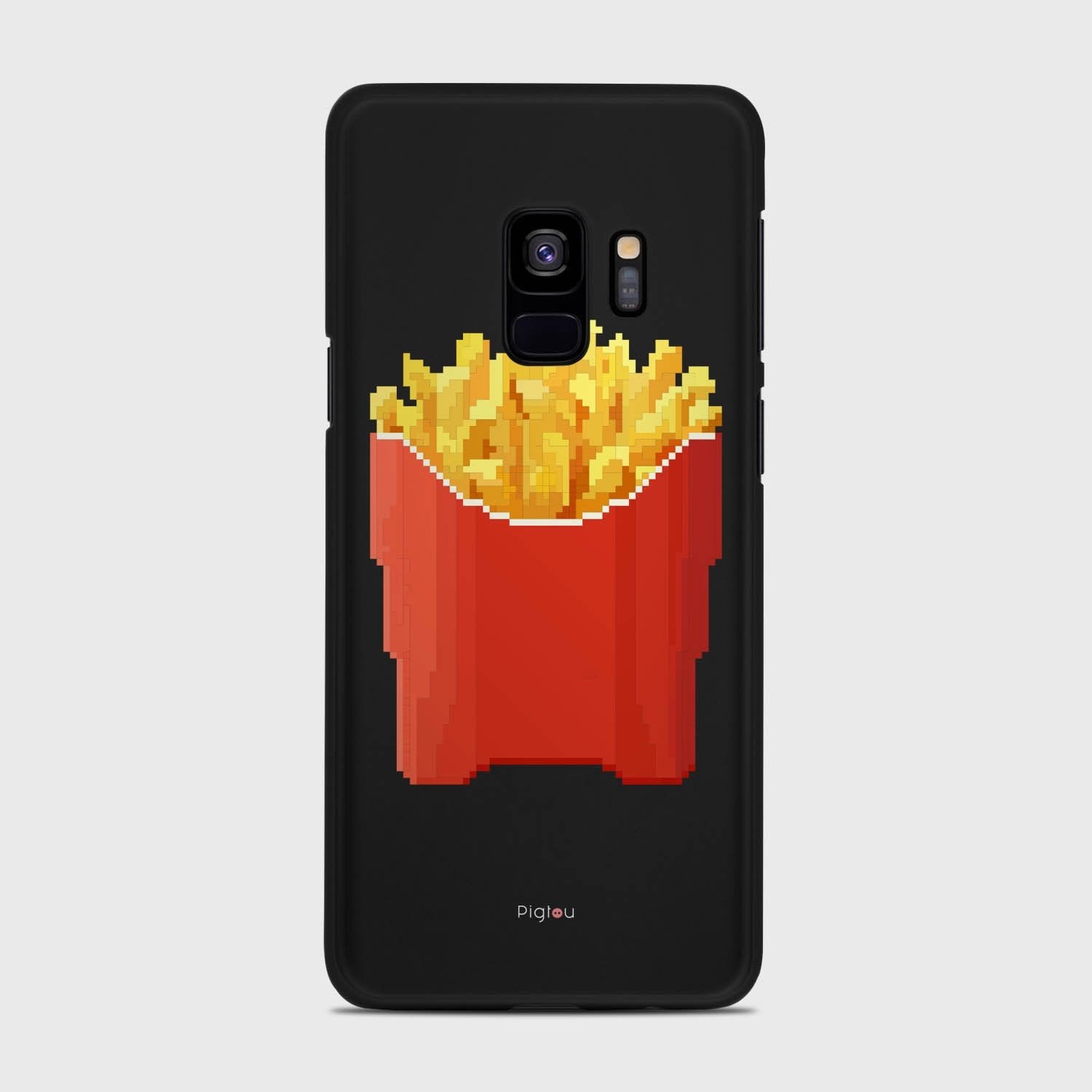 FRENCH FRIES Samsung Galaxy S9 case - thin fit matte black (D129)