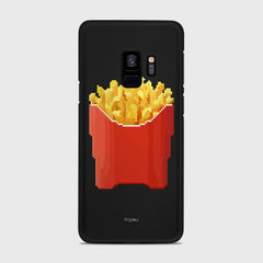 FRENCH FRIES Samsung Galaxy S9 case - thin fit matte black (D129)