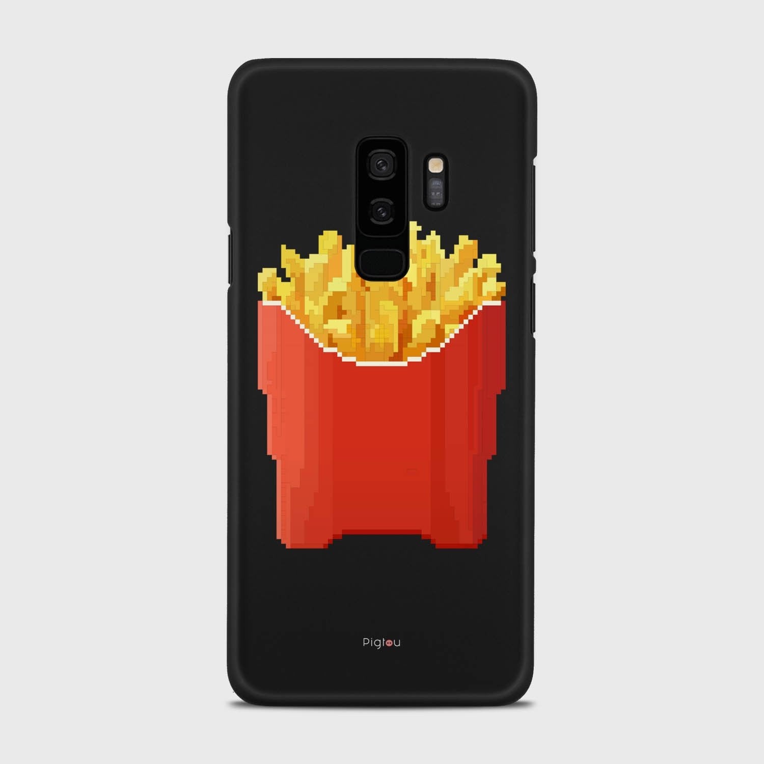 FRENCH FRIES Samsung Galaxy S9 Plus case - thin fit matte black (D129)