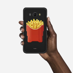 FRENCH FRIES Samsung Galaxy J5 (2016) case - thin fit matte black (D129)