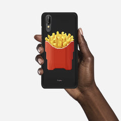 FRENCH FRIES Huawei P20 case - thin fit matte black (D129)