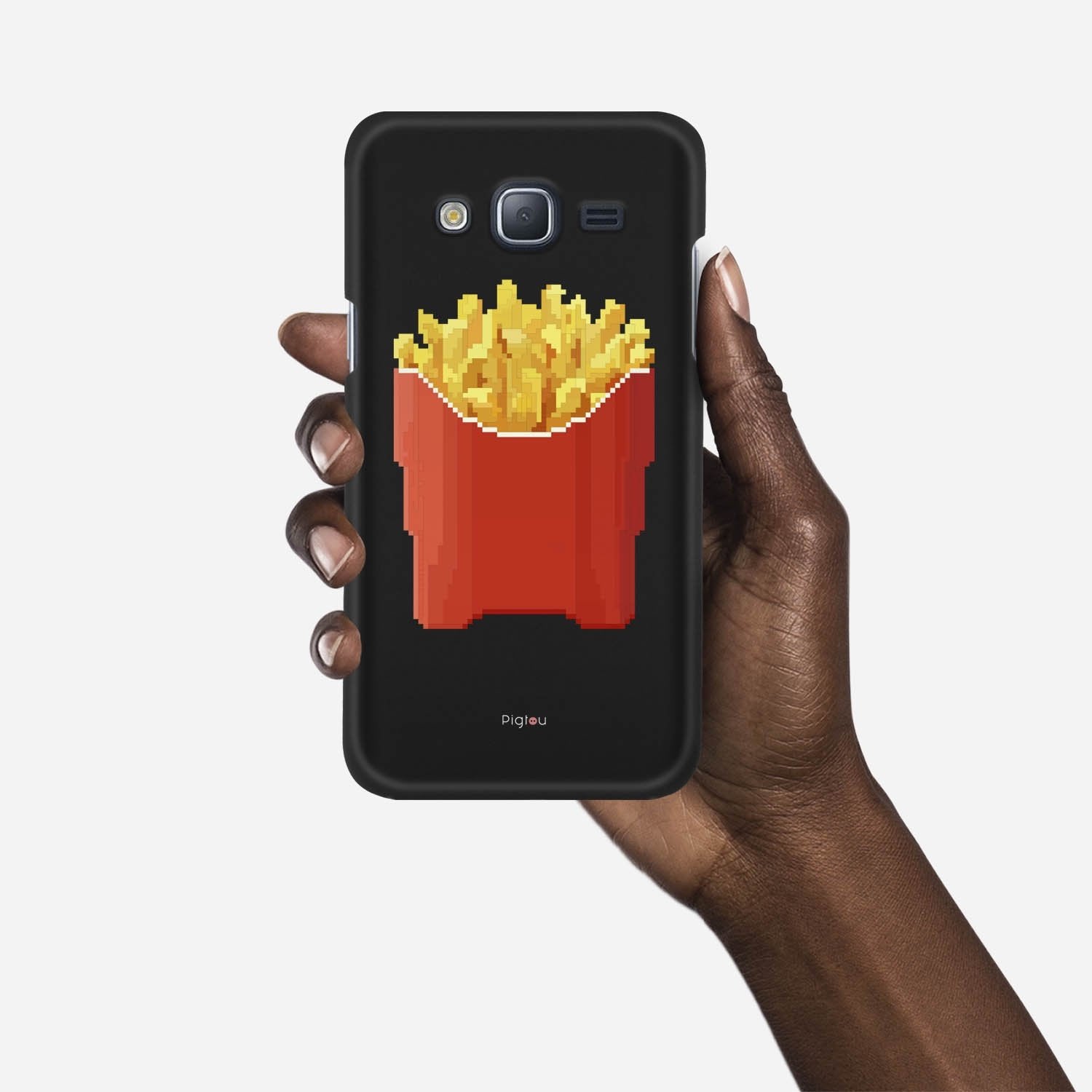 FRENCH FRIES Samsung Galaxy J3 (2016) case - thin fit matte black (D129)