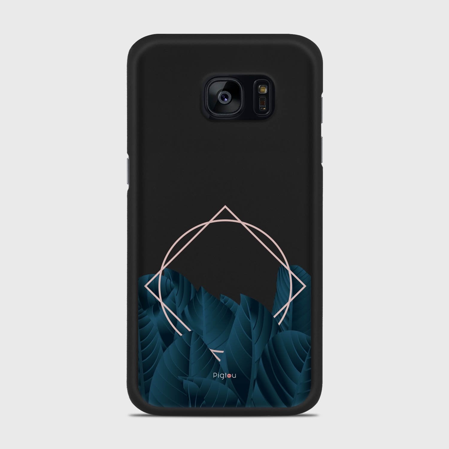 NIGHT WAY Samsung Galaxy S7 Edge case - thin fit matte black (D132)