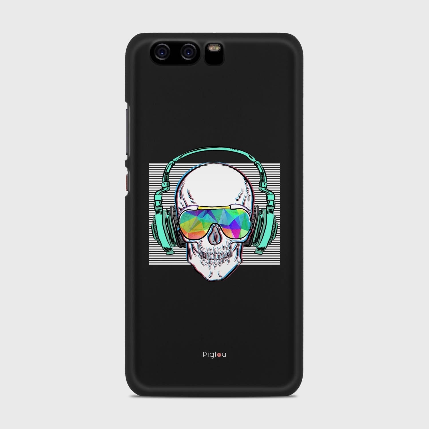 SKELETON Huawei P10 case - thin fit matte black (D133)