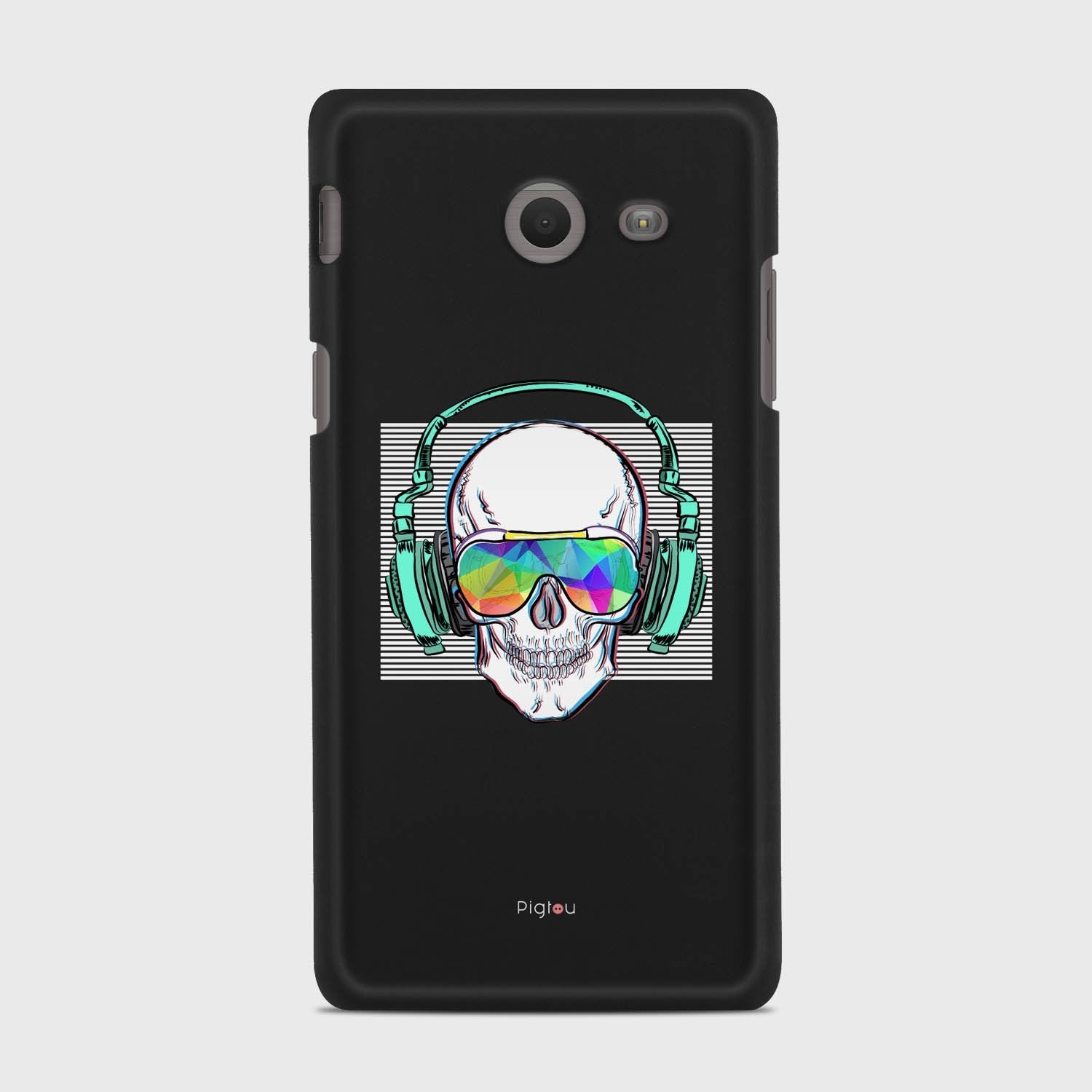 SKELETON Samsung Galaxy J5 (2017) Verizon case - thin fit matte black (D133)