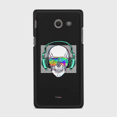 SKELETON Samsung Galaxy J5 (2017) Verizon case - thin fit matte black (D133)