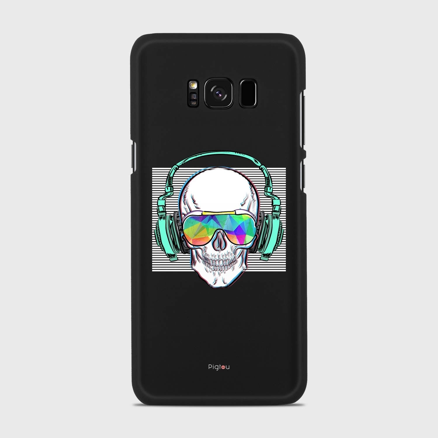 SKELETON Samsung Galaxy S8 Plus case - thin fit matte black (D133)