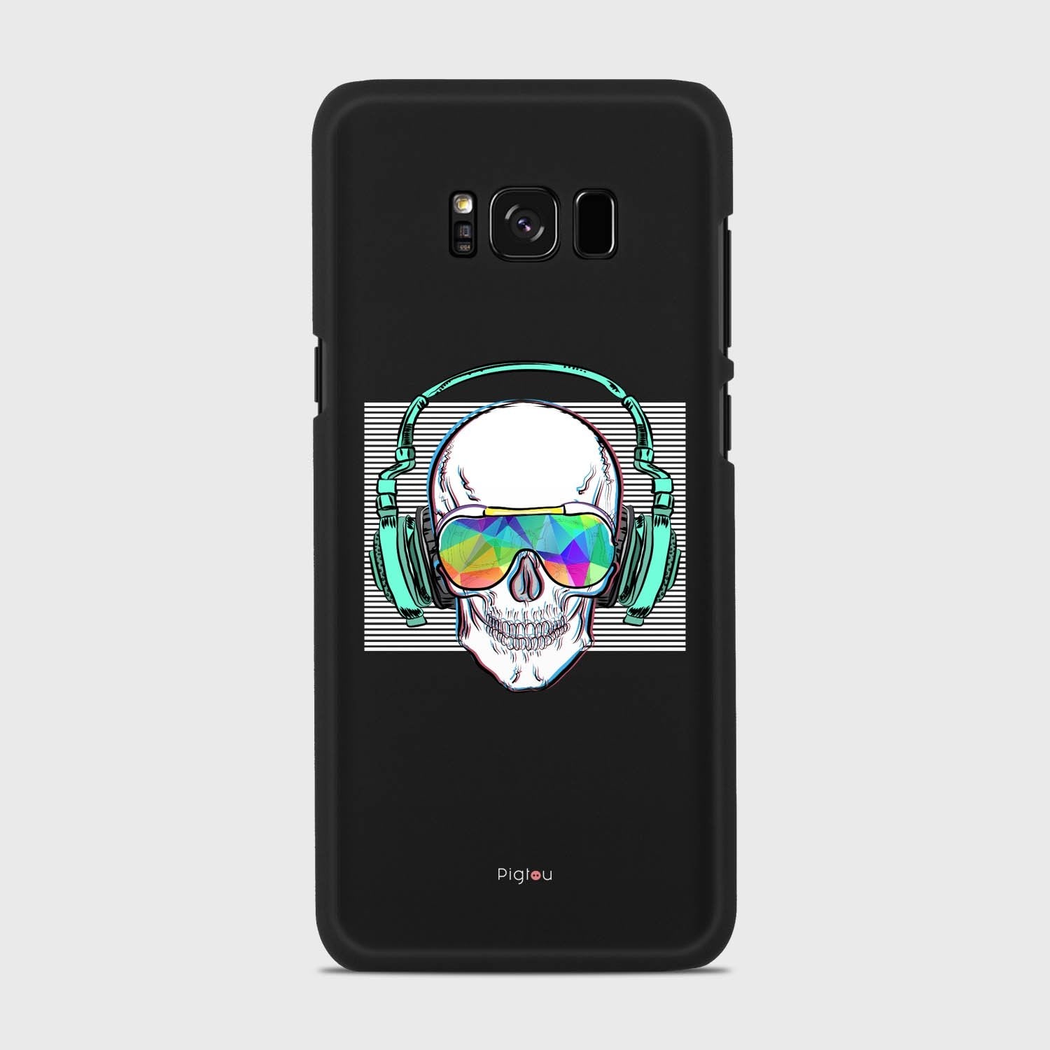 SKELETON Samsung Galaxy S8 case - thin fit matte black (D133)