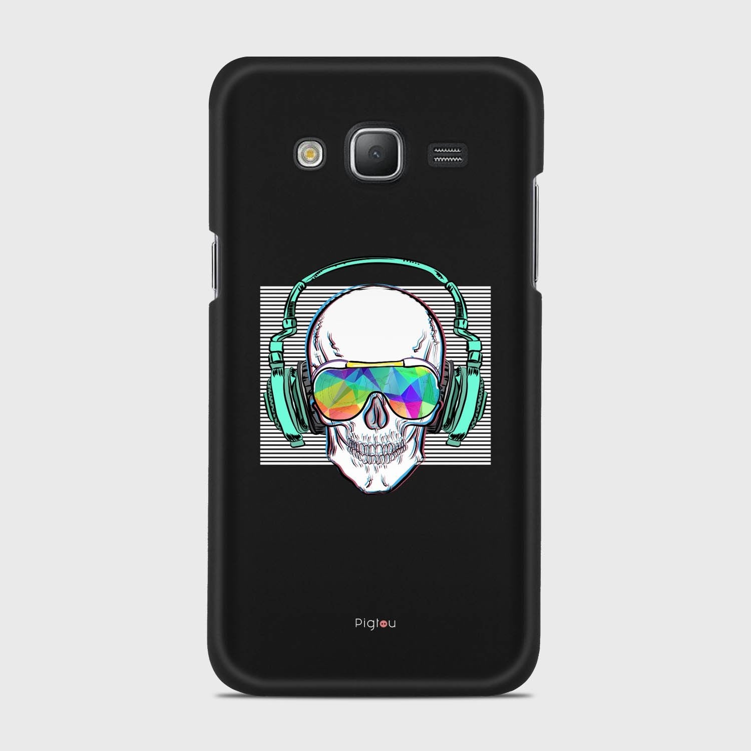 SKELETON Samsung Galaxy J5 (2015) case - thin fit matte black (D133)