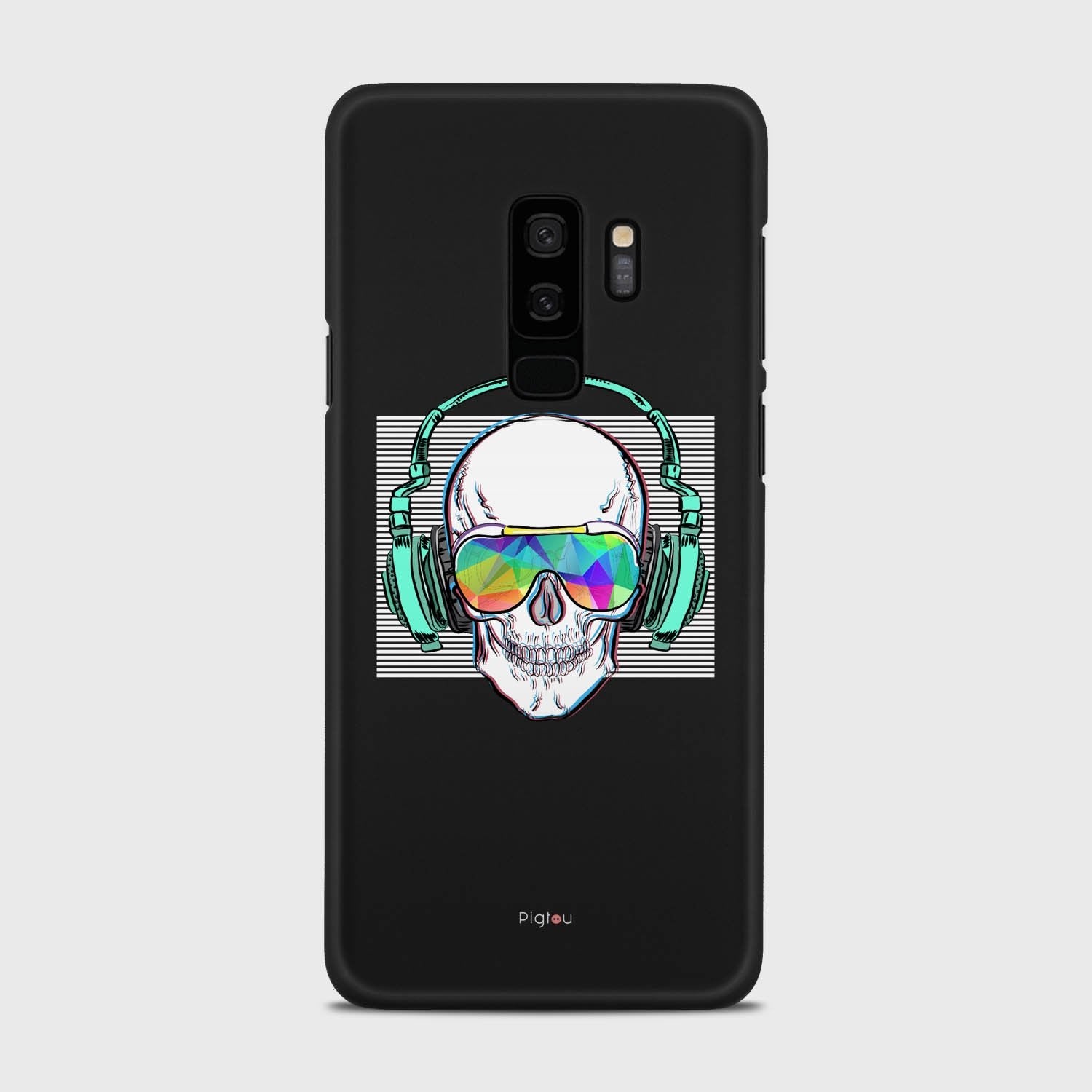 SKELETON Samsung Galaxy S9 Plus case - thin fit matte black (D133)