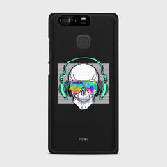 SKELETON Huawei P9 case - thin fit matte black (D133)