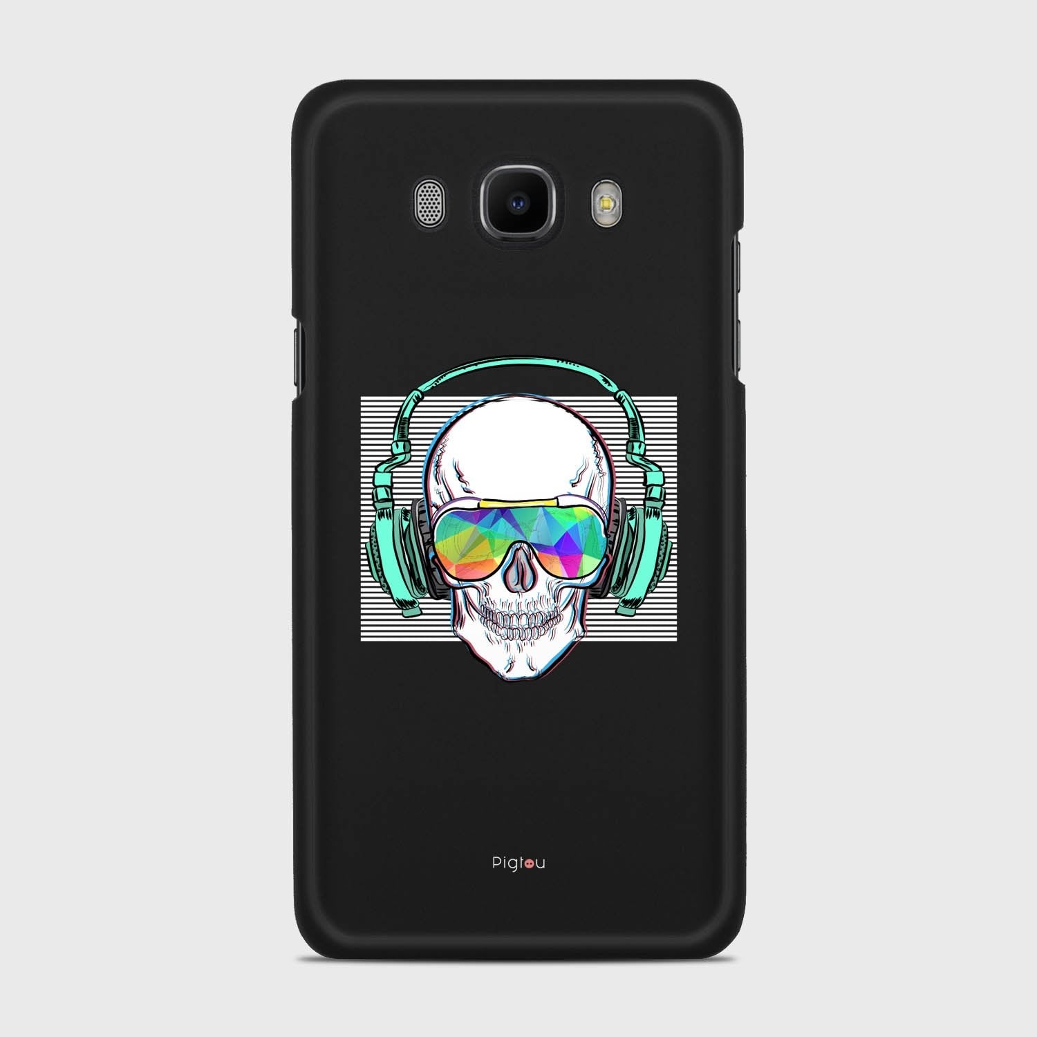 SKELETON Samsung Galaxy J7 (2016) case - thin fit matte black (D133)