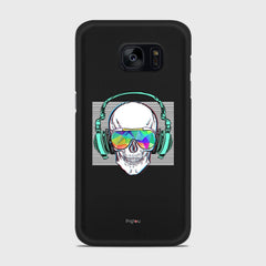 SKELETON Samsung Galaxy S7 case - thin fit matte black (D133)