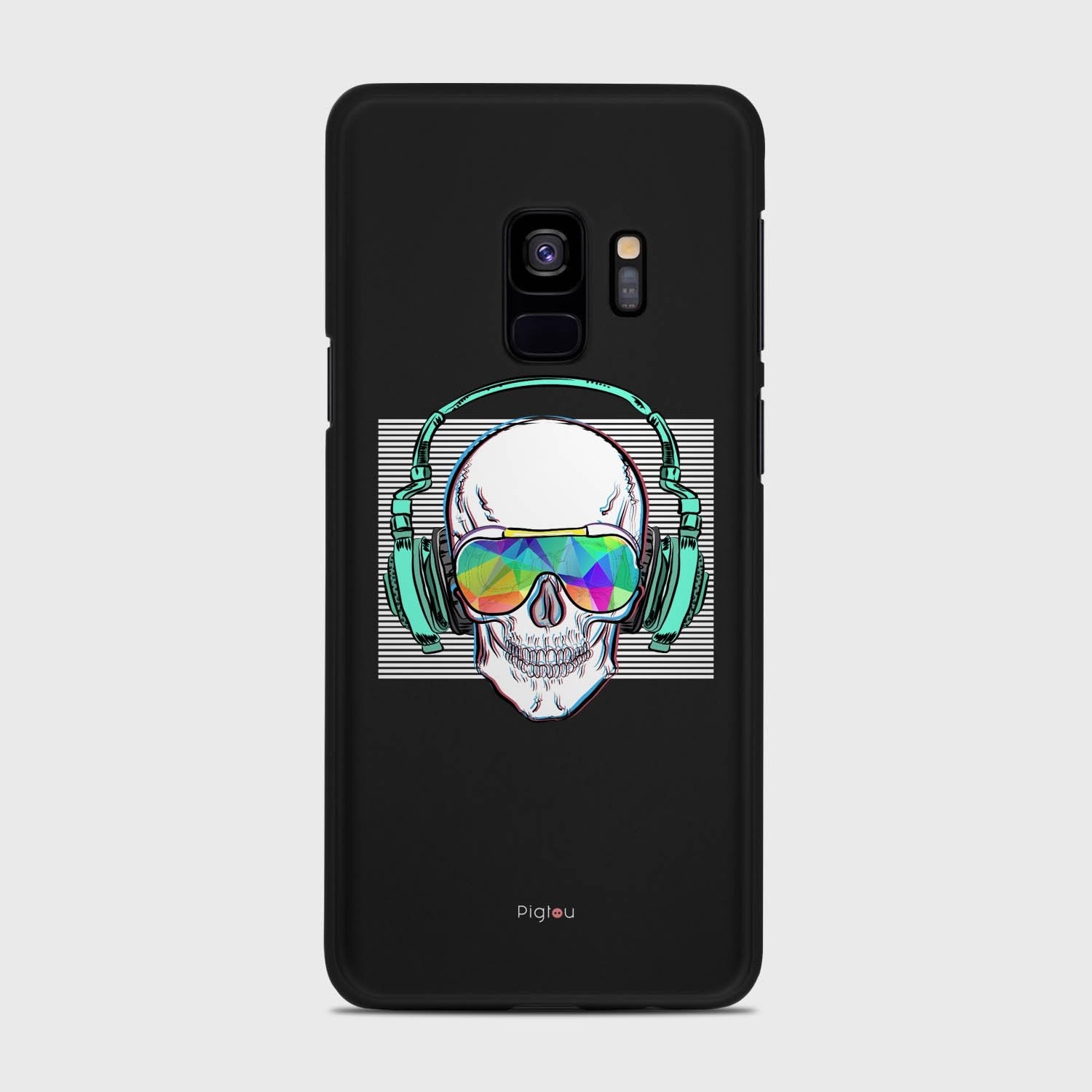 SKELETON Samsung Galaxy S9 case - thin fit matte black (D133)