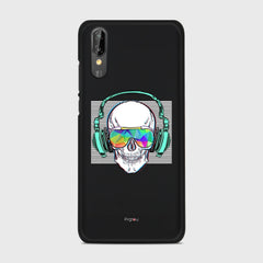 SKELETON Huawei P20 case - thin fit matte black (D133)
