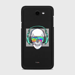 SKELETON Samsung Galaxy J7 (2017) Verizon case - thin fit matte black (D133)