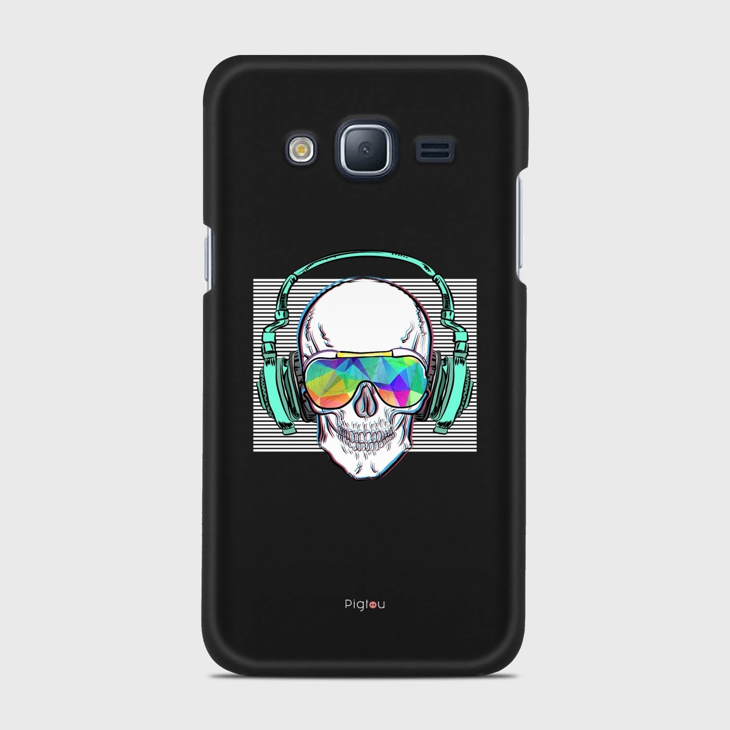 SKELETON Samsung Galaxy J3 (2016) case - thin fit matte black (D133)