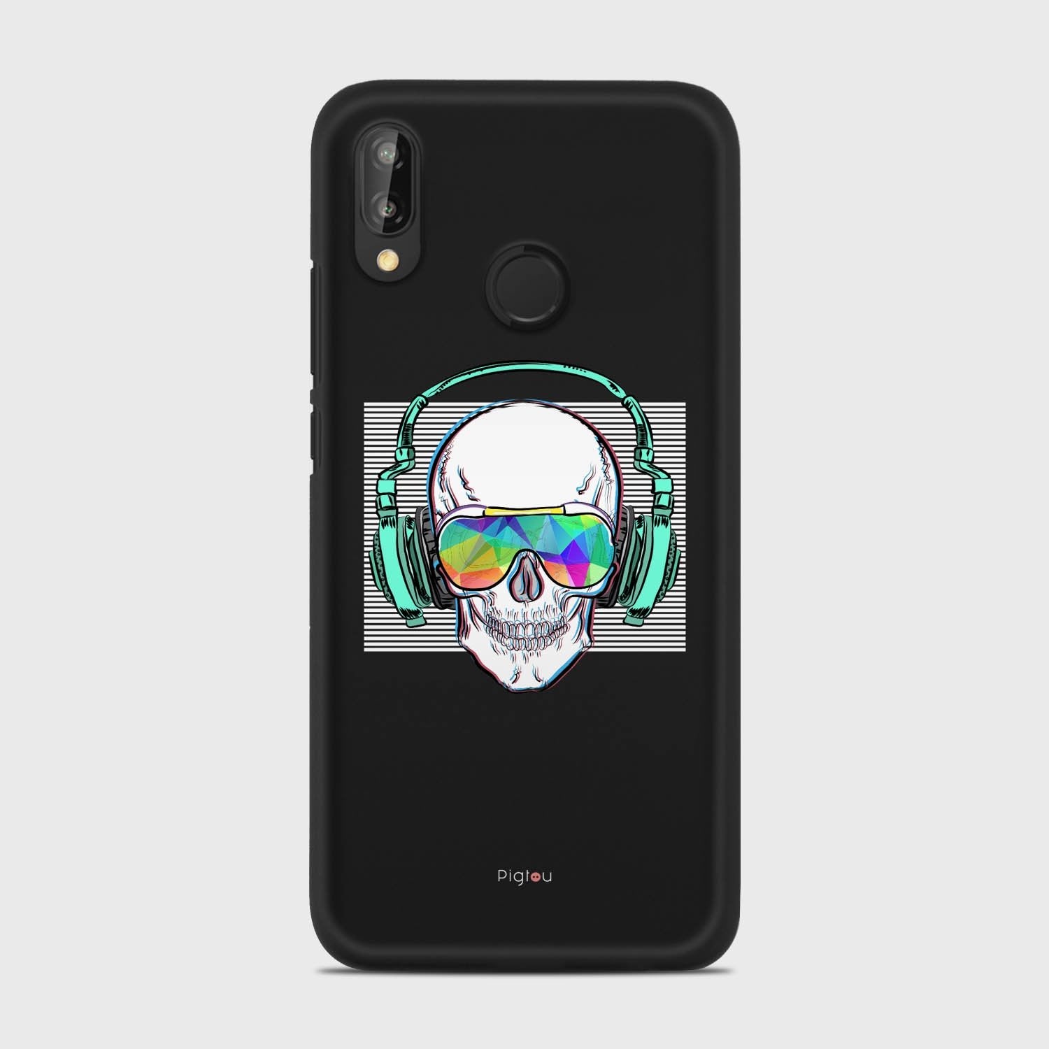 SKELETON Huawei P20 Lite case - thin fit matte black (D133)