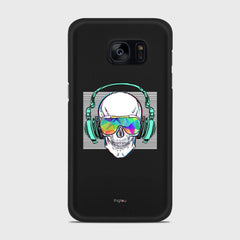 SKELETON Samsung Galaxy S7 Edge case - thin fit matte black (D133)