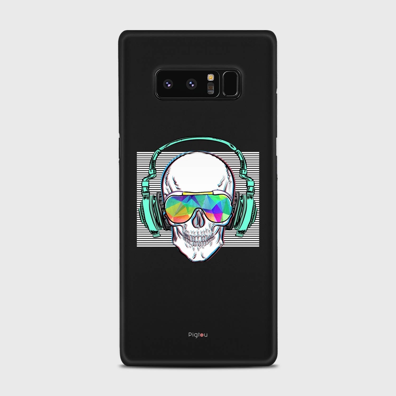 SKELETON Samsung Galaxy Note 8 case - thin fit matte black (D133)