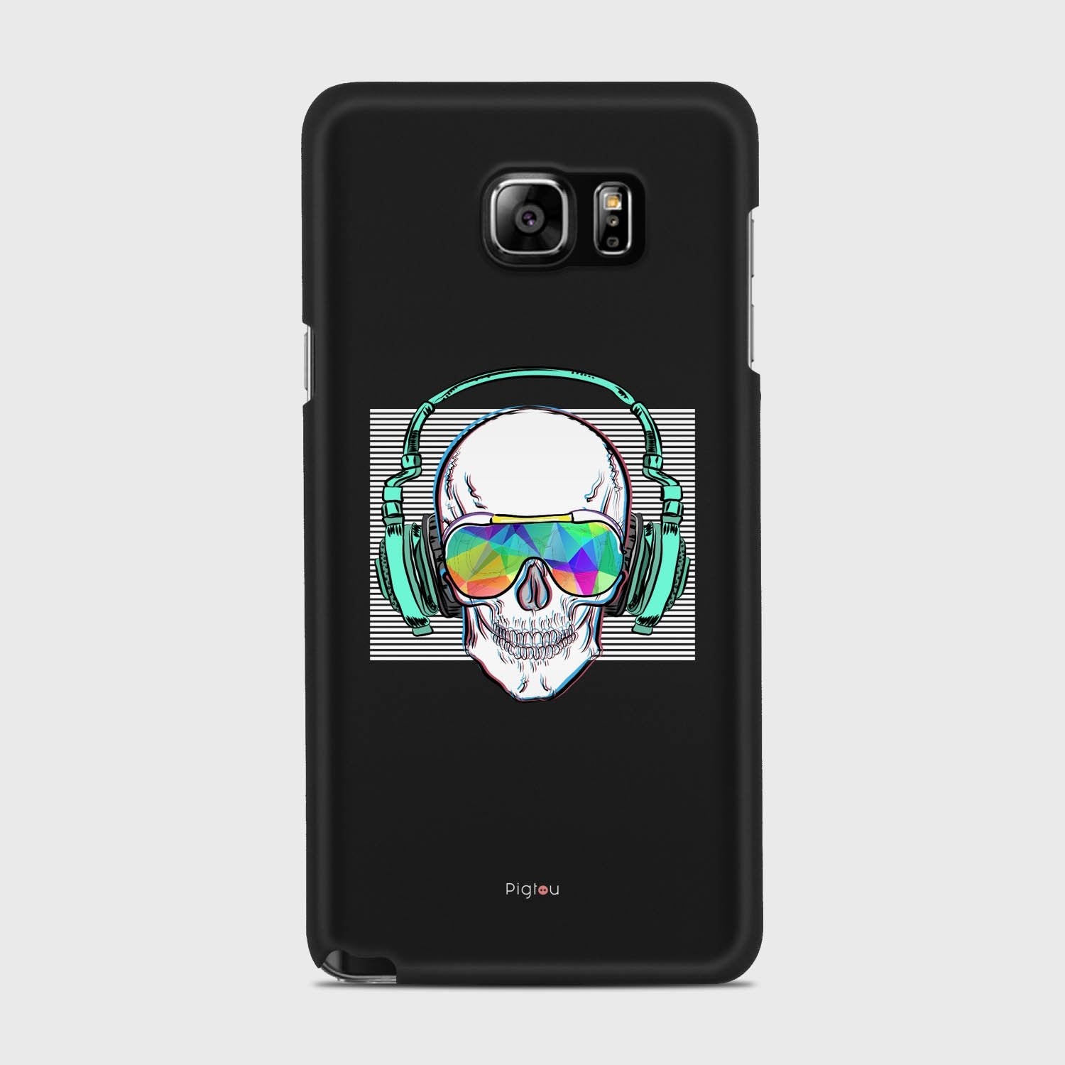 SKELETON Samsung Galaxy Note 5 case - thin fit matte black (D133)