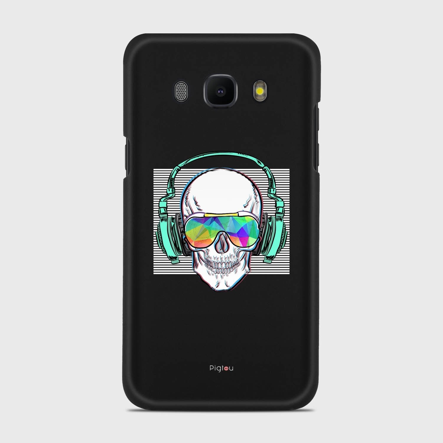 SKELETON Samsung Galaxy J5 (2016) case - thin fit matte black (D133)
