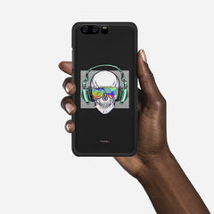SKELETON Huawei P10 case - thin fit matte black (D133)