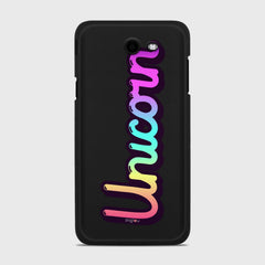 RAINBOW UNICORN Samsung Galaxy J7 (2017) Verizon case - thin fit matte black (D135)