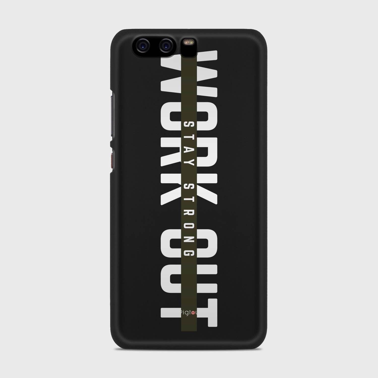 WORK OUT Huawei P10 case - thin fit matte black (D136)