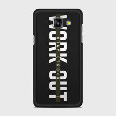 WORK OUT Samsung Galaxy A5 (2016) case - thin fit matte black (D136)