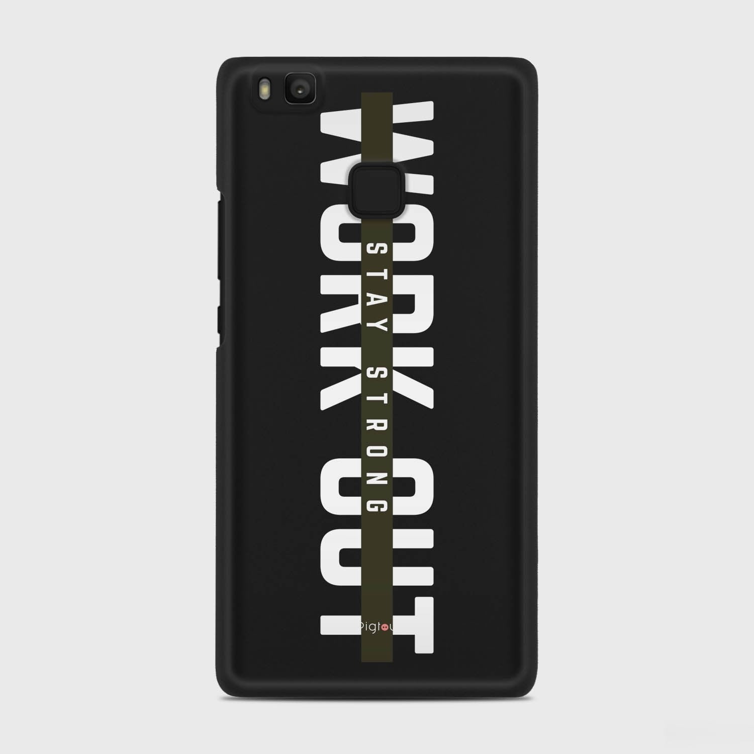 WORK OUT Huawei P9 Lite case - thin fit matte black (D136)