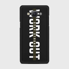 WORK OUT Samsung Galaxy A5 (2015) case - thin fit matte black (D136)
